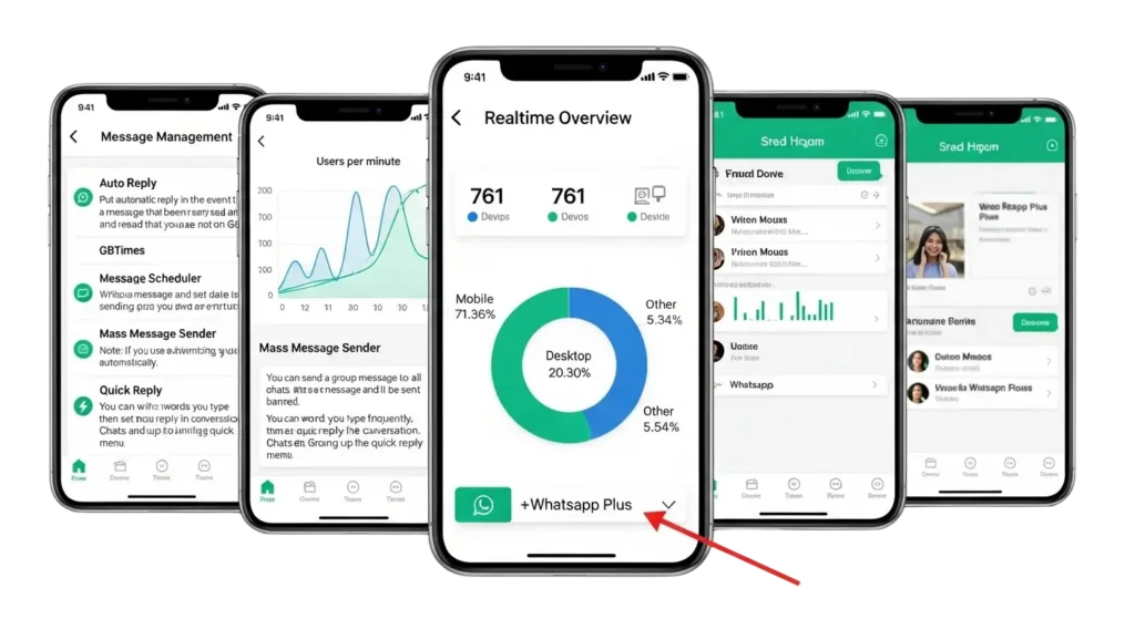 Botón de descarga para descargar WhatsApp Plus v18.80 APK.