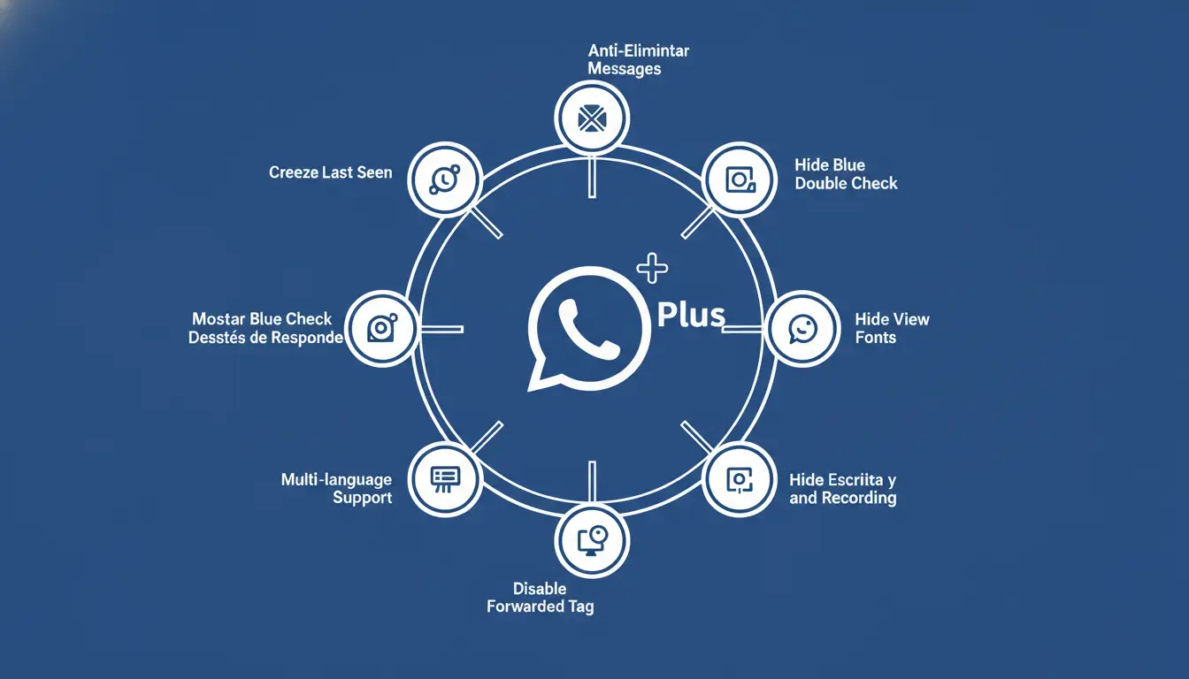 Escudo de protección al descargar WhatsApp Plus v18.80 APK.