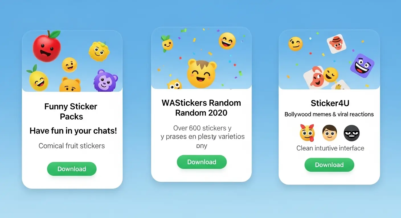 Descargar stickers animados en alta calidad para chat y redes sociales